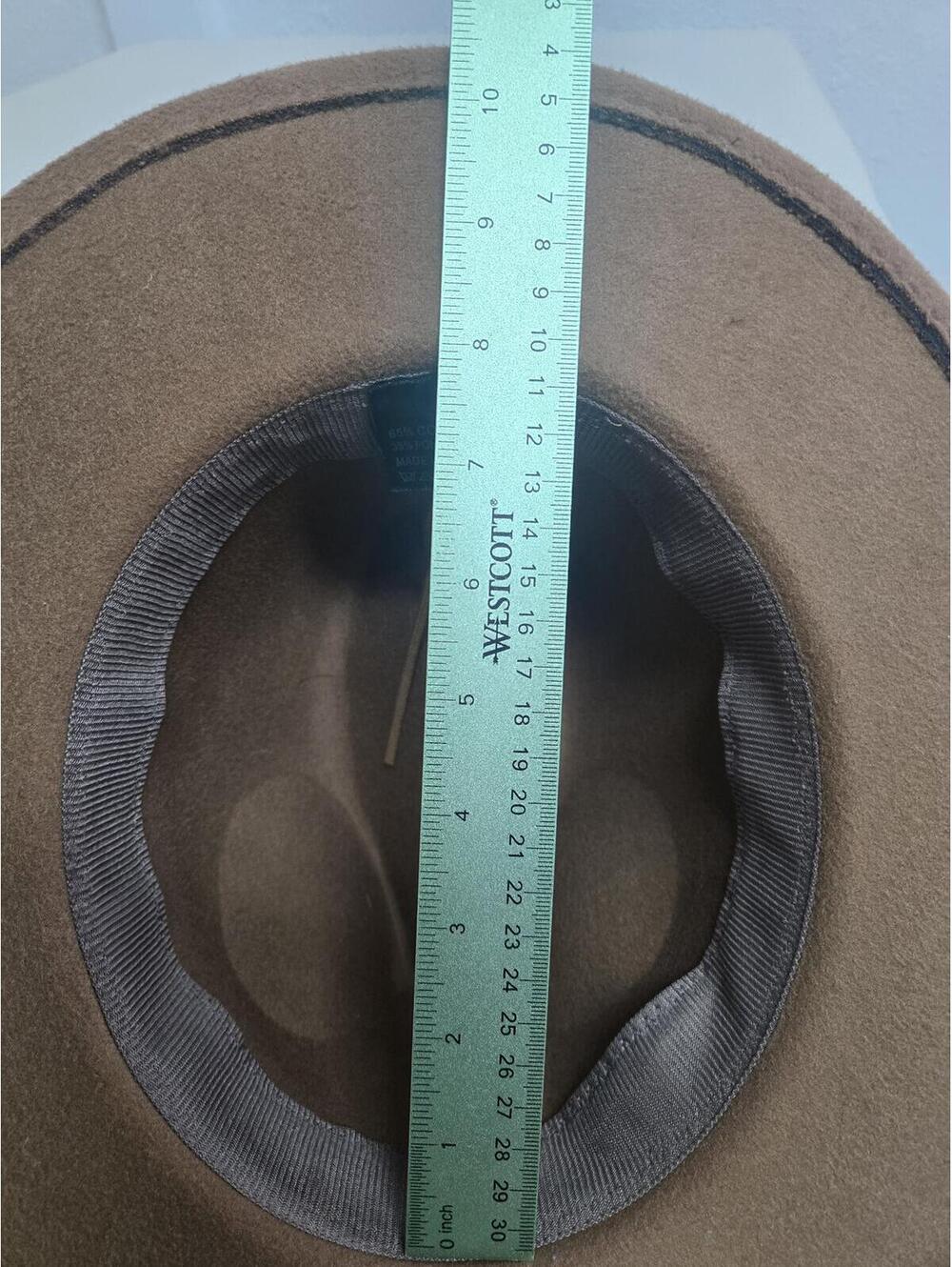 🤎 CLASSIC COFFEE BROWN WIDE BRIM FEDORA 🤎 boho festival - Picture 7 of 8